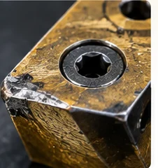 CNC metal yüzeyde korozyon temsili örnek iki